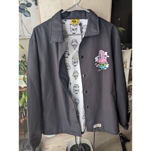 Black Universal Studios Minion X Buff Monster Art Collab Unisex Jacket SizeSmall